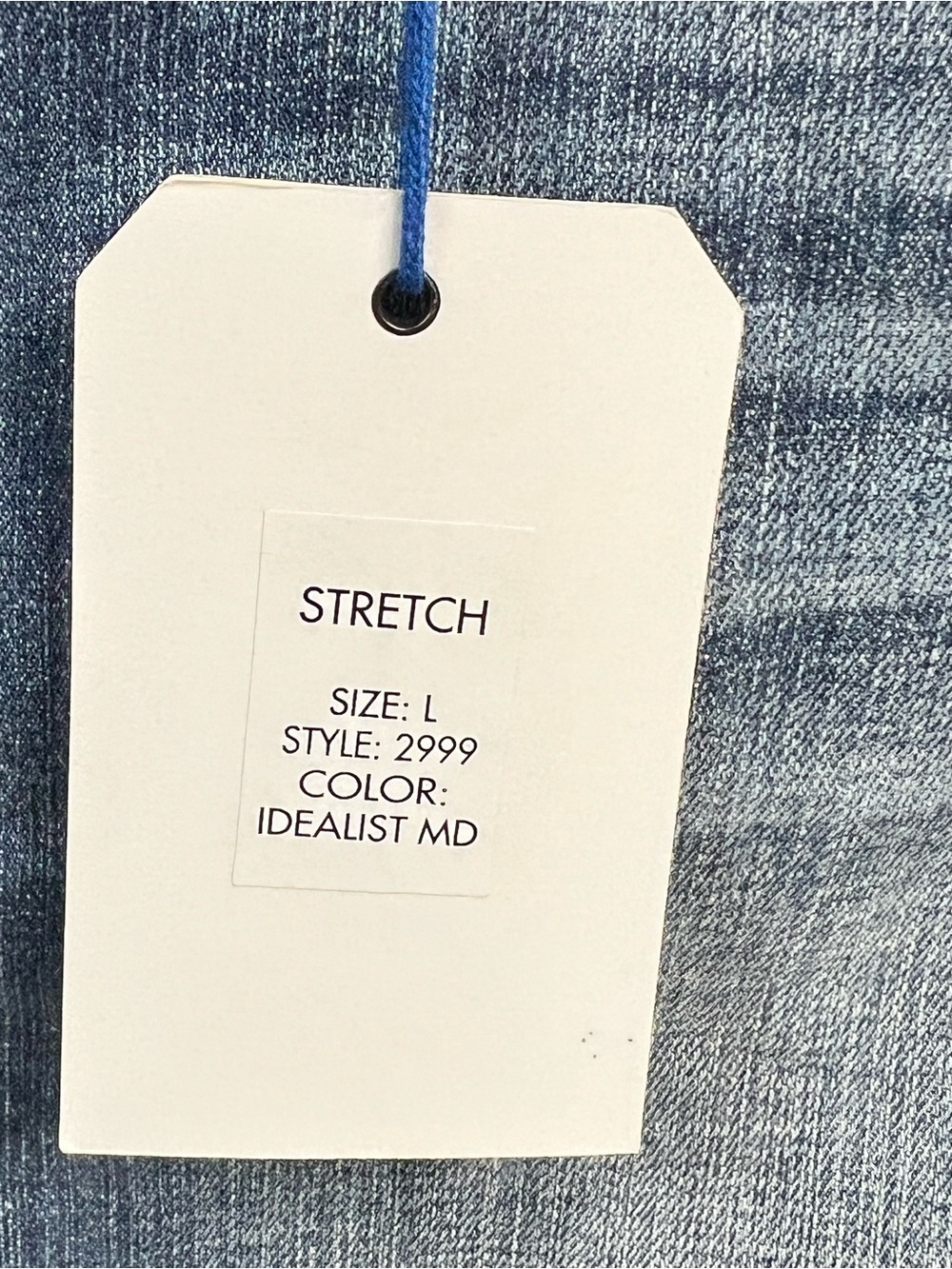 NWT Eunina Stretch Distressed Denim Mini Skirt - Large - Picture 3 of 6